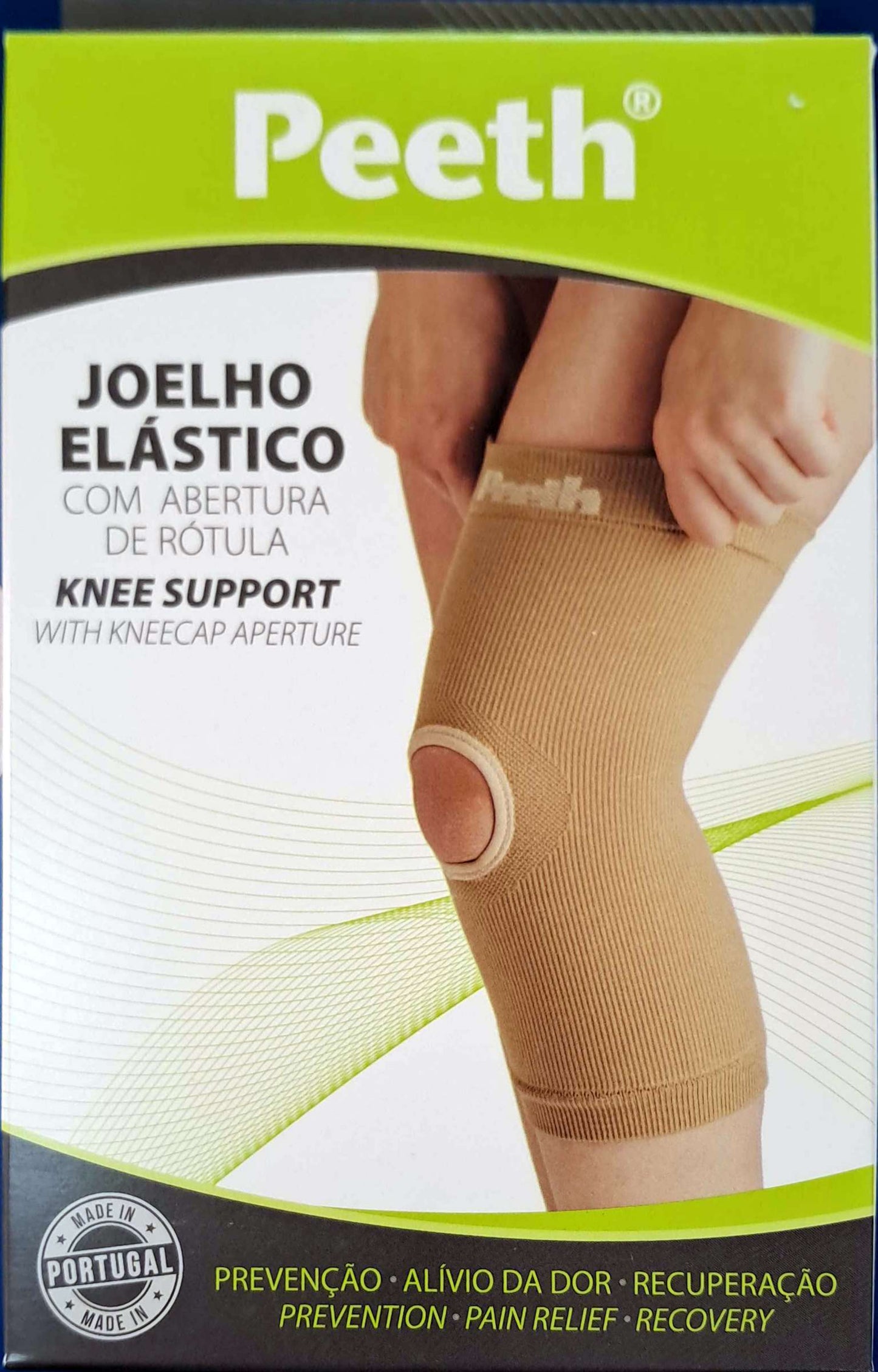 Joelho com abertura na rótula